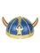 Child's Horned Silver And Blue Viking Helmet Costume Accessory